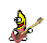 Banana guitarra